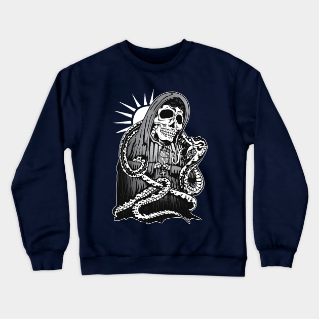 SANTA MUERTE Crewneck Sweatshirt by miskel